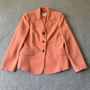 NEW Collections for Le Suit Blazer Womens 8‎ Orange Coral Jacket Career Preppy